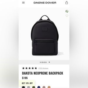 Dagne Dover medium Dakota backpack